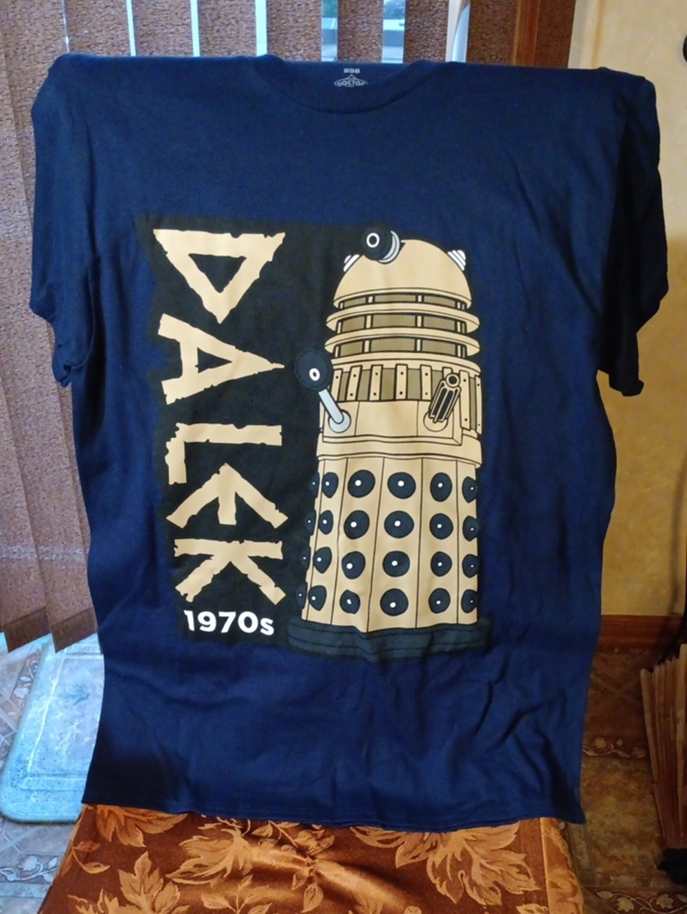 Men's Navy Graphic Dalek Short Sleeve T-Shirt